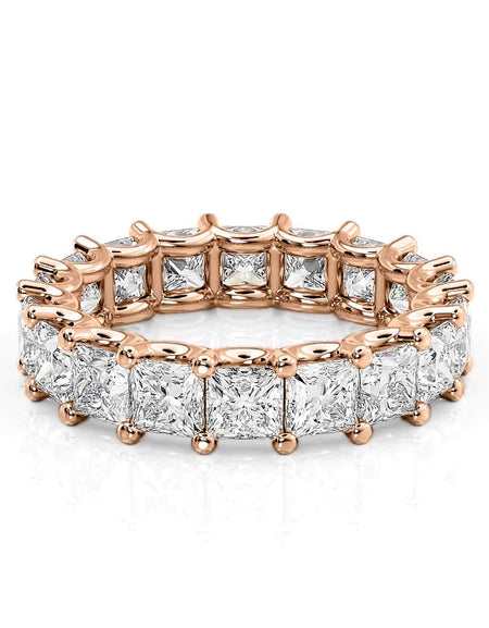 5.5ct Princess U Prong Eternity RG