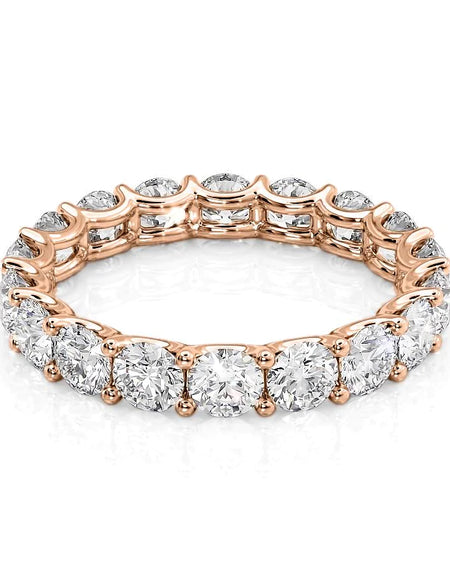 3.5ct Round U Prong Eternity RG