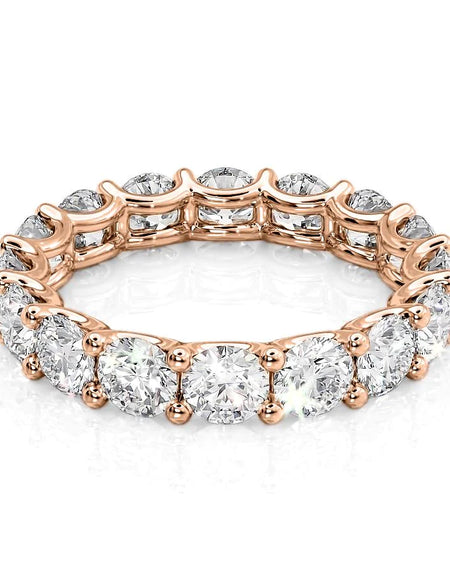 4ct Round U Prong Eternity RG