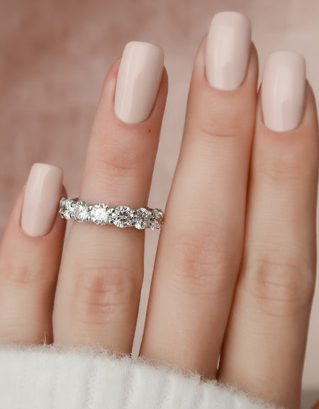 4.5ct Round Trellis Eternity WG Model