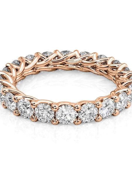 3ct Round Trellis Eternity RG