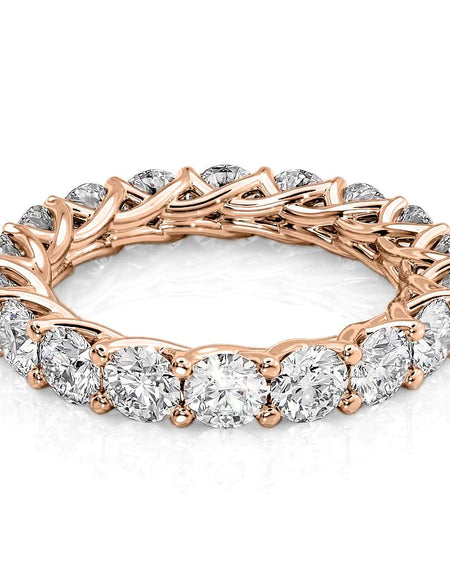3.5ct Round Trellis Eternity RG