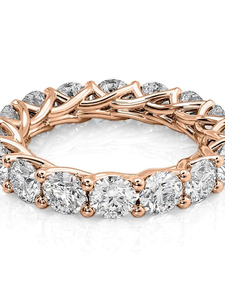 4.5ct Round Trellis Eternity RG