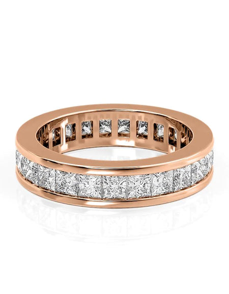 2.5ct Princess Channel Eternity RG