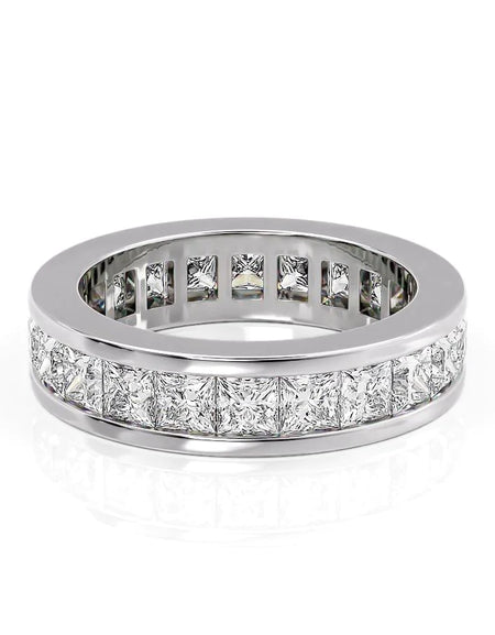 3.5ct Princess Channel Eternity WG