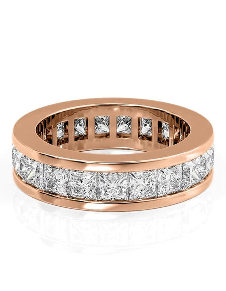 4ct Princess Channel Eternity RG