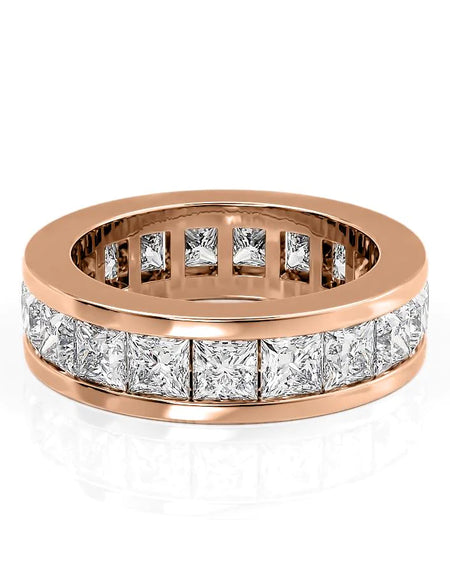 4.7ct Princess Channel Eternity RG