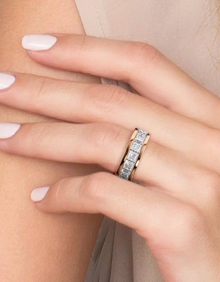 5.5ct Princess Channel Eternity RG