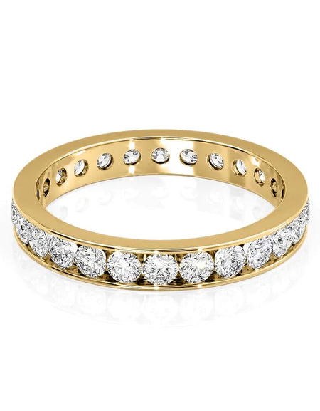 1.2ct Round Channel Eternity YG