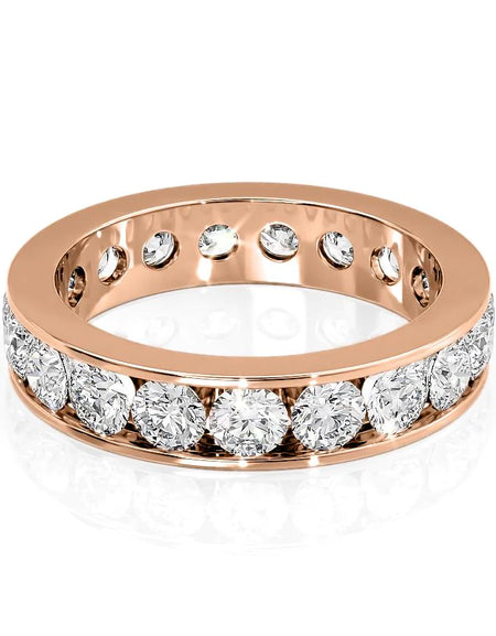 3ct Round Channel Eternity RG