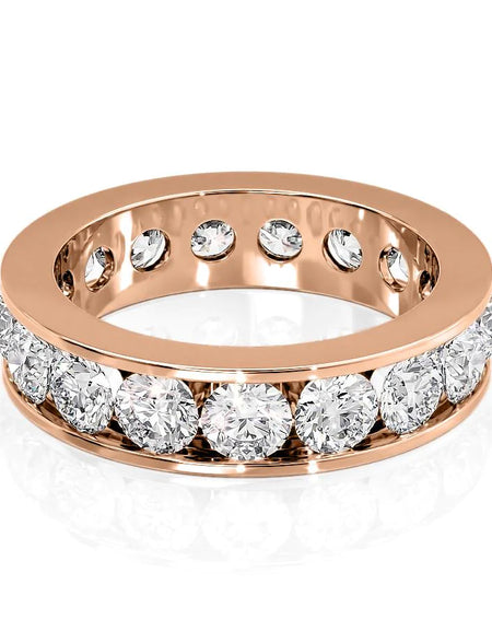 3.5ct Round Channel Eternity RG