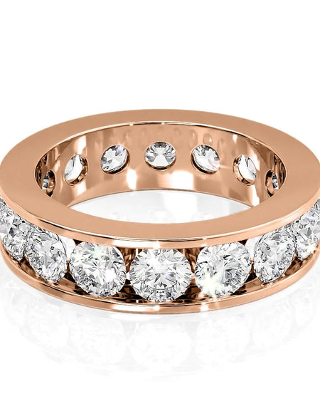 4ct Round Channel Eternity RG