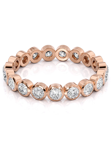 0.5ct Round Bezel Eternity 1ct RG R