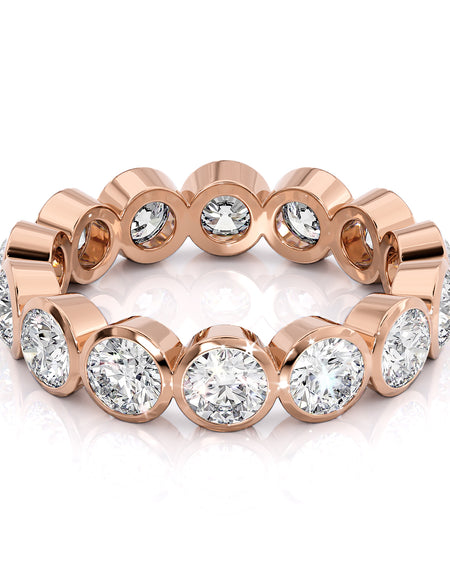 3ct Round Bezel Eternity 3ct RG R