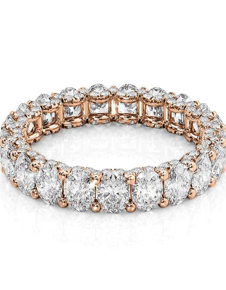 3.3ct Oval U Prong Eternity RG