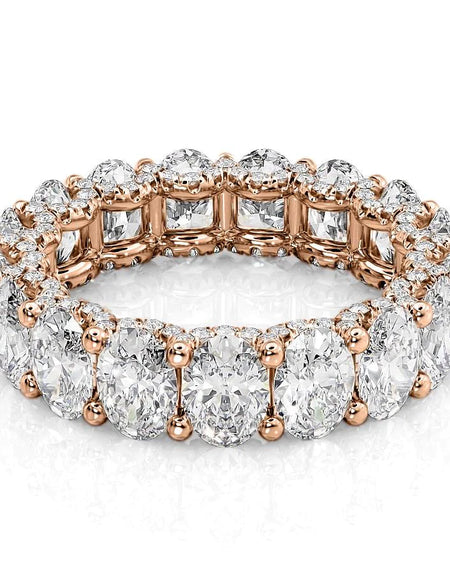 6.8ct Oval U Prong Eternity RG