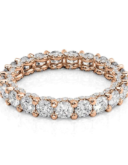 2.3ct Round U Pave Prong Eternity RG