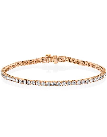 Round Tennis Bracelet 3.5ct RG R