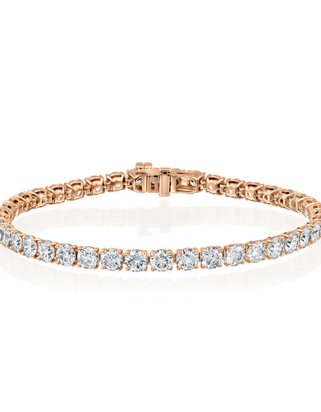 Round Tennis Bracelet 13ct RG R
