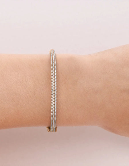 14k Rose Gold 1.482Tcw 3 Row Pave Angel, Round 18k Rose Gold 1.482Tcw 3 Row Pave Angel, Round