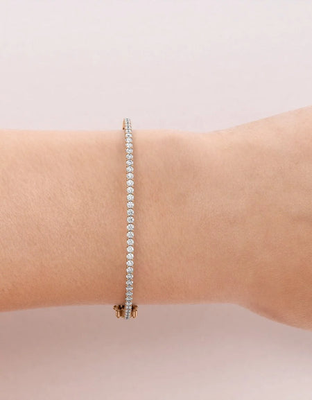 14k Rose Gold 1.365Tcw Shared Prongs Eternity Stephanie, Round 18k Rose Gold 1.365Tcw Shared Prongs Eternity Stephanie, Round