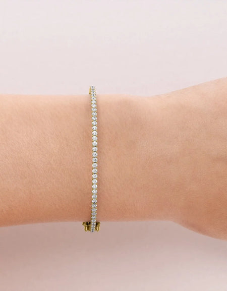 14k Yellow Gold 1.365Tcw Shared Prongs Eternity Stephanie, Round 18k Yellow Gold 1.365Tcw Shared Prongs Eternity Stephanie, Round