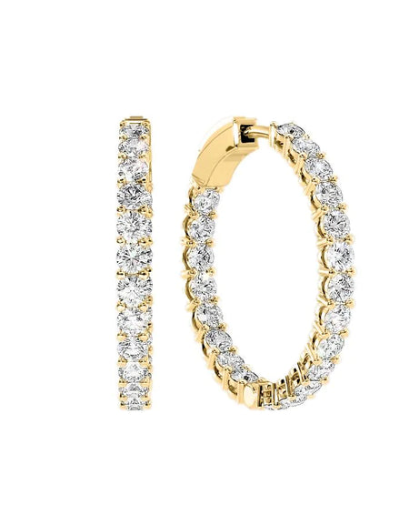 14k Yellow Gold 30.0mm Eternity , 4.2Tcw  18k Yellow Gold 30.0mm Eternity , 4.2Tcw 