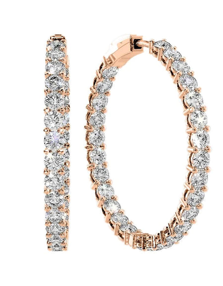 14k Rose Gold 40.0mm Eternity , 9.18Tcw  18k Rose Gold 40.0mm Eternity , 9.18Tcw 