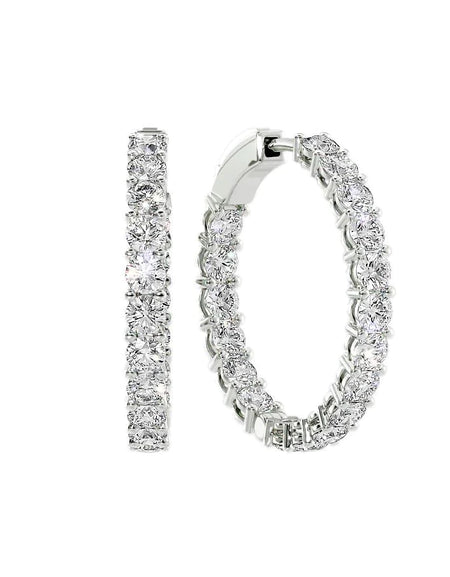 14k White Gold 30.0mm Eternity , 6.12Tcw  18k White Gold 30.0mm Eternity , 6.12Tcw 