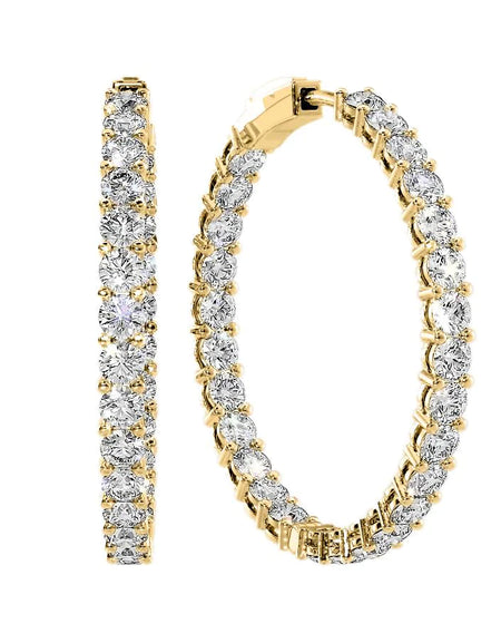 14k Yellow Gold 40.0mm Eternity , 9.18Tcw  18k Yellow Gold 40.0mm Eternity , 9.18Tcw 