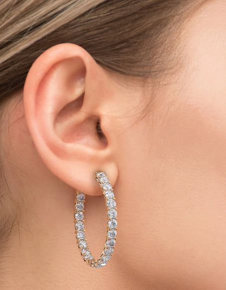 14k Rose Gold 40.0mm Eternity , 11.5Tcw  18k Rose Gold 40.0mm Eternity , 11.5Tcw 