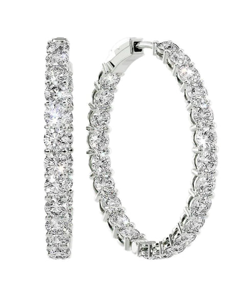 14k White Gold 40.0mm Eternity , 11.5Tcw  18k White Gold 40.0mm Eternity , 11.5Tcw 