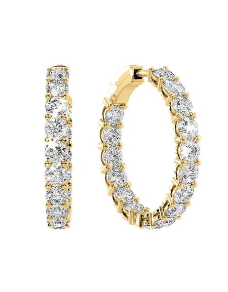 14k Yellow Gold 30.0mm Eternity , 8Tcw  18k Yellow Gold 30.0mm Eternity , 8Tcw 