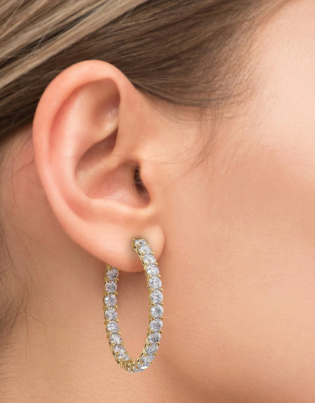 14k Yellow Gold 40.0mm Eternity , 11.5Tcw  18k Yellow Gold 40.0mm Eternity , 11.5Tcw 