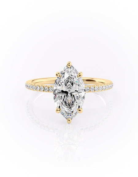 The Pave Nelly 2ct YG MQ