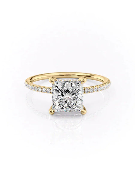 The Pave Crown Kamellie YG PR