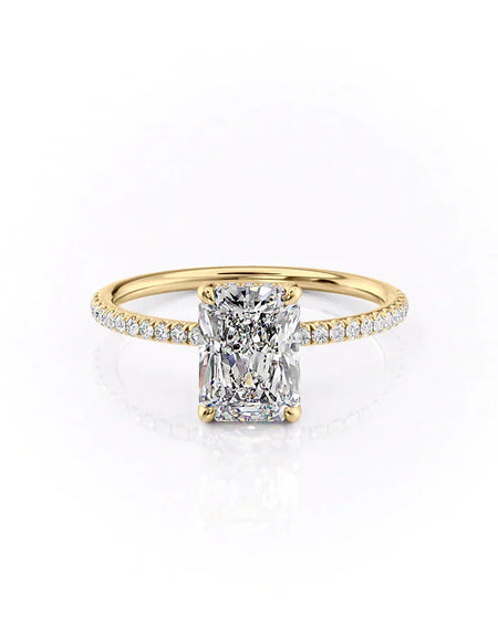 The Pave Crown Kamellie YG RAD