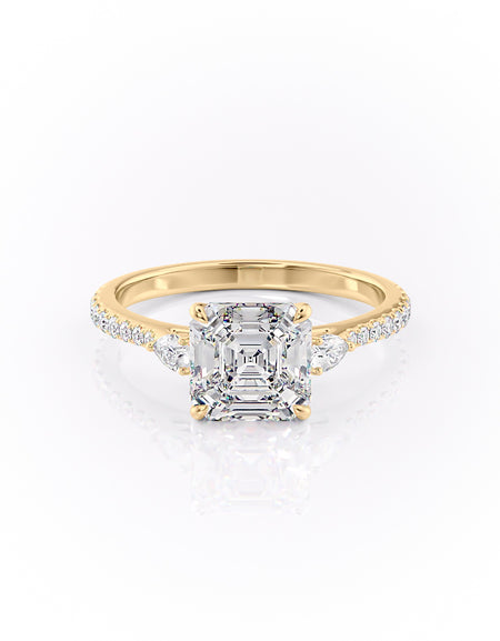 The Pave Pears Liv 2ct YG ASH