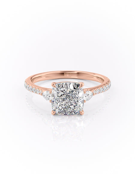 The Pave Pears Liv 2ct RG CU