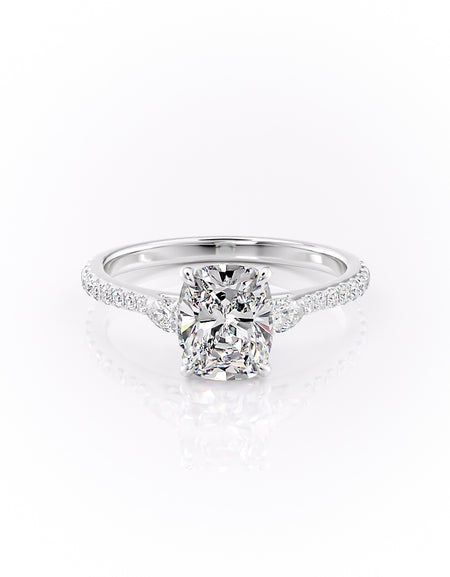 The Pave Pears Liv 2ct WG ECU
