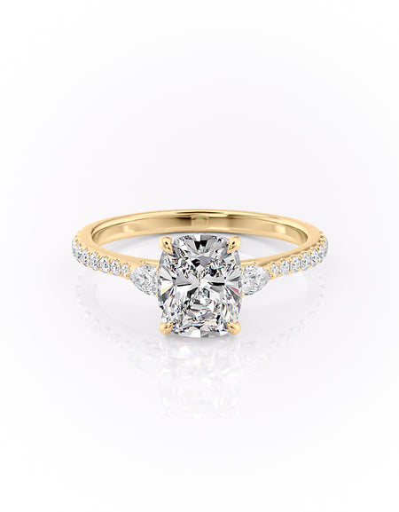 The Pave Pears Liv 2ct YG ECU