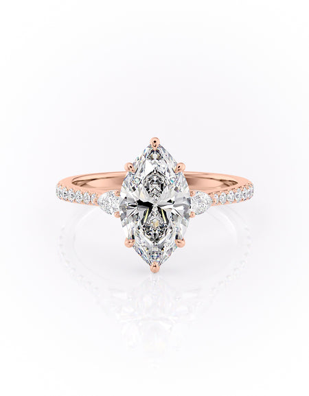 The Pave Pears Liv 2ct RG MQ