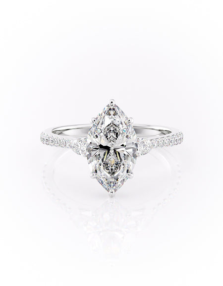 The Pave Pears Liv 2ct WG MQ