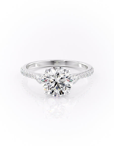 The Pave Pears Liv 2ct WG R