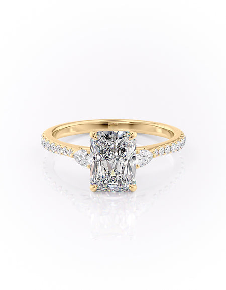 The Pave Pears Liv 2ct YG RAD