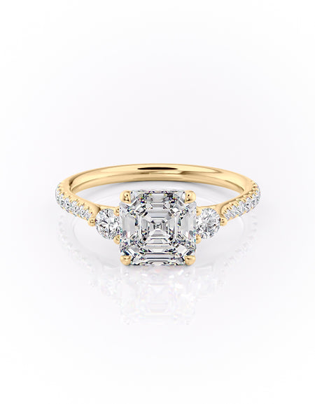 The Pave Lia 2ct YG ASH
