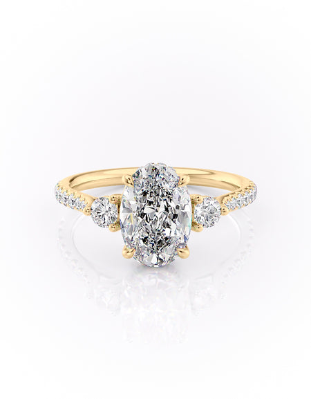 The Pave Lia 2ct YG OV