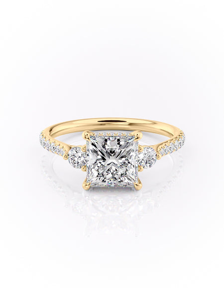 The Pave Lia 2ct YG PR