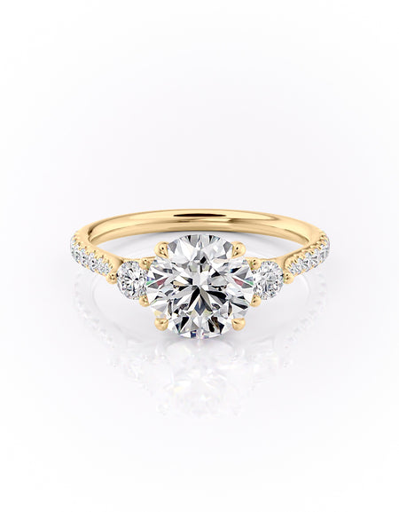 The Pave Lia 2ct YG R