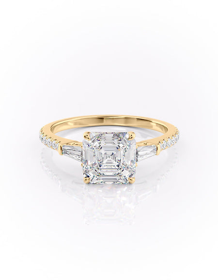 The Pave Liv 2ct YG ASH